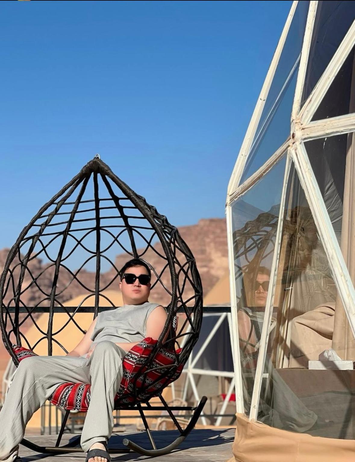 Rum Warm Bubble Camp Wadi Rum Buitenkant foto